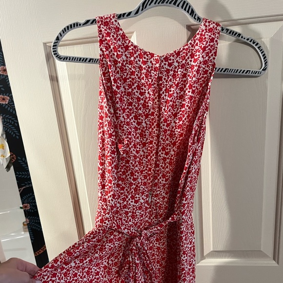 Boat neck Anthropologie tie back romper size S - Picture 3 of 5